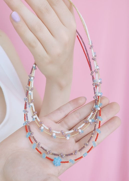 COLLAR DROPS RED - Mayorista