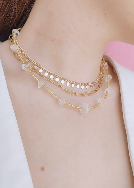 COLLAR CUARZO CRISTAL