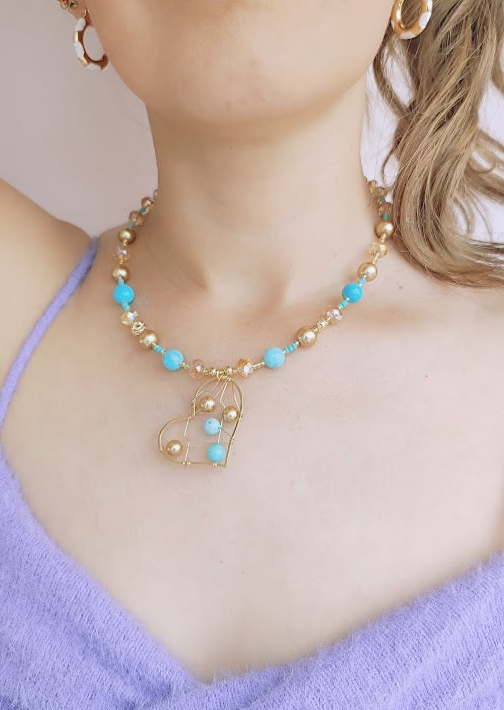 COLLAR TURQUEZA ALMA - Mayorista