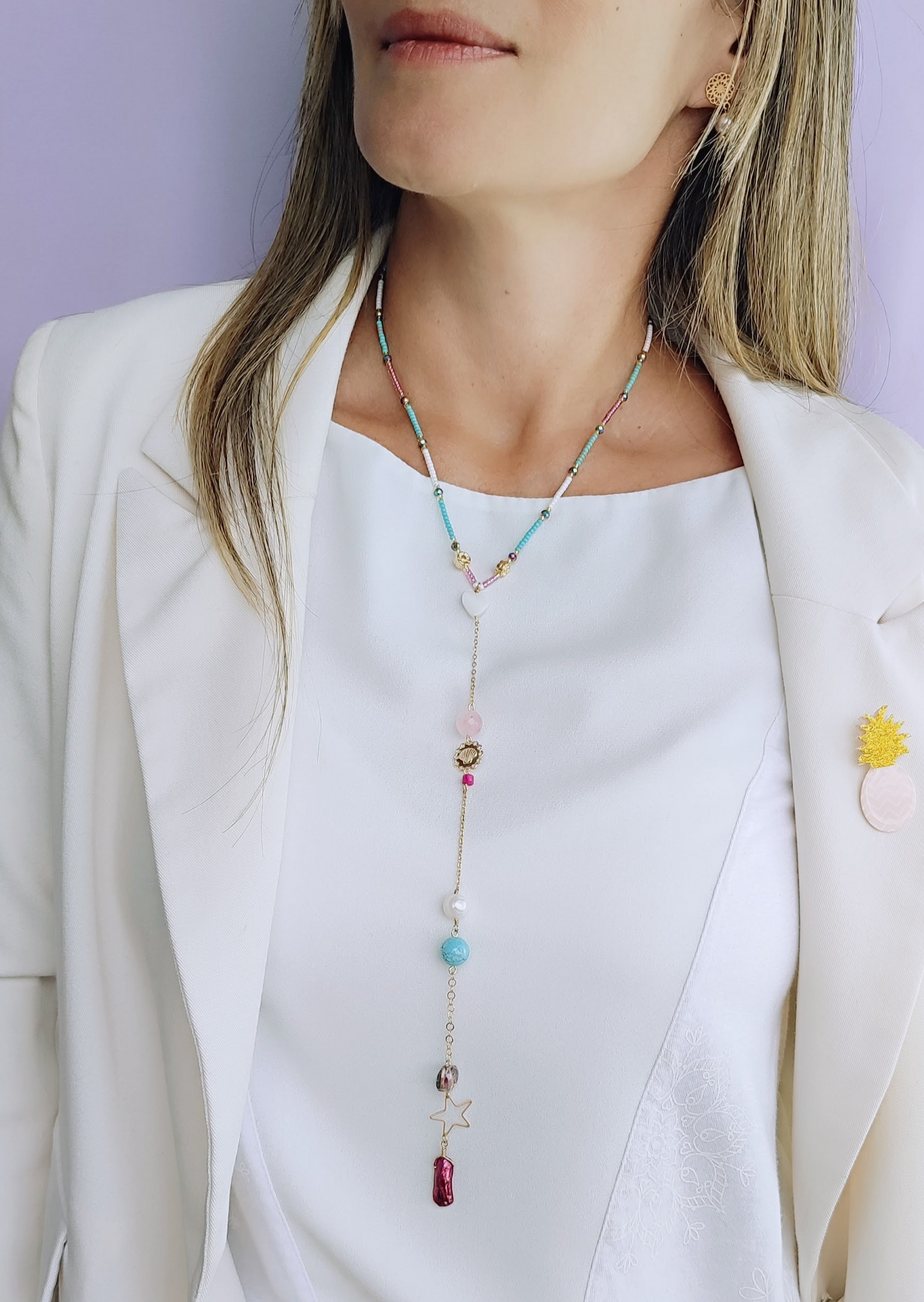 COLLAR MADRE PERLA - Mayorista