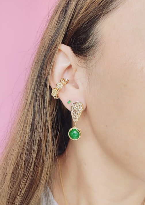 EAR FLOR DORADA - Mayorista