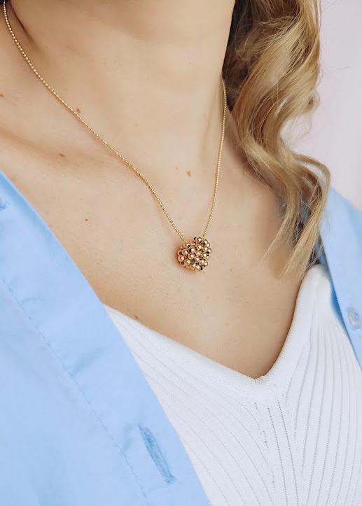 CADENA CORAZÓ TEJIDA - Mayorista