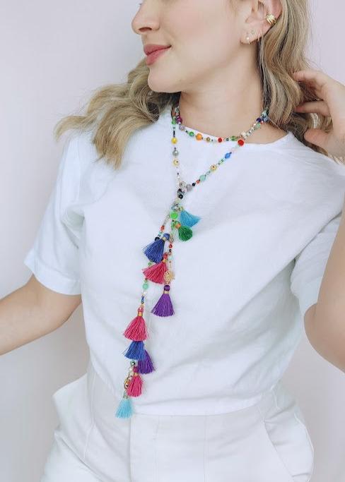 COLLAR BORLAS MULTICOLOR