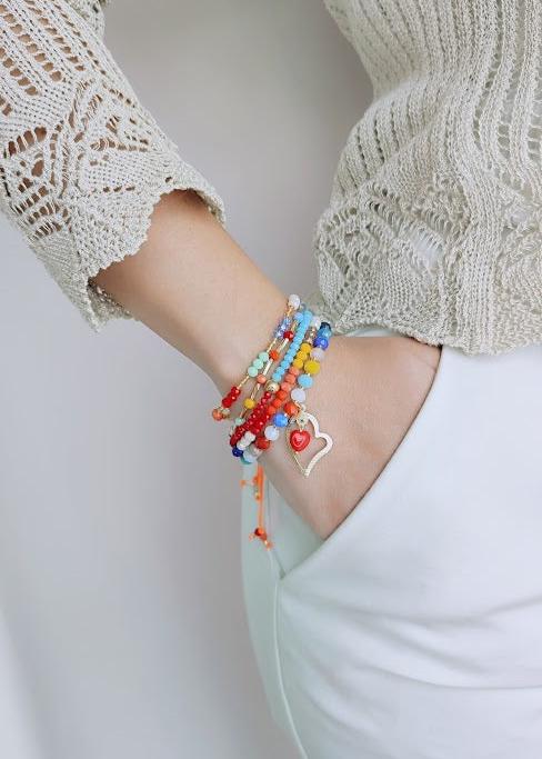 PULSERA SET MIX COLOR - Mayorista