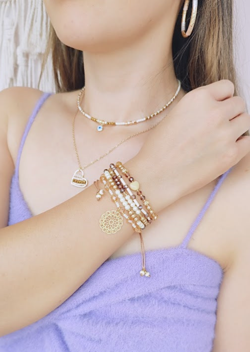 COLLAR DÚO OJO - Mayorista