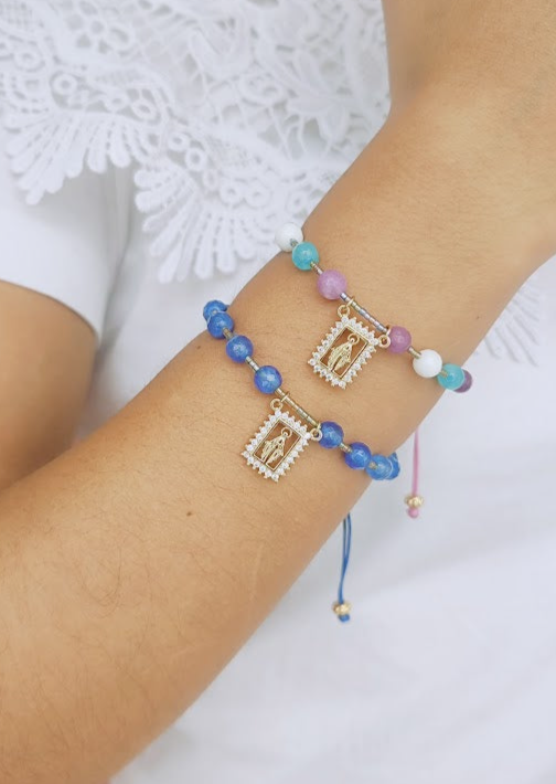 PULSERA DENARIO ÁGATAS - Mayorista