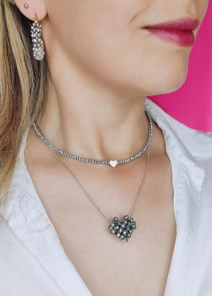 CHOKER PLATEADO