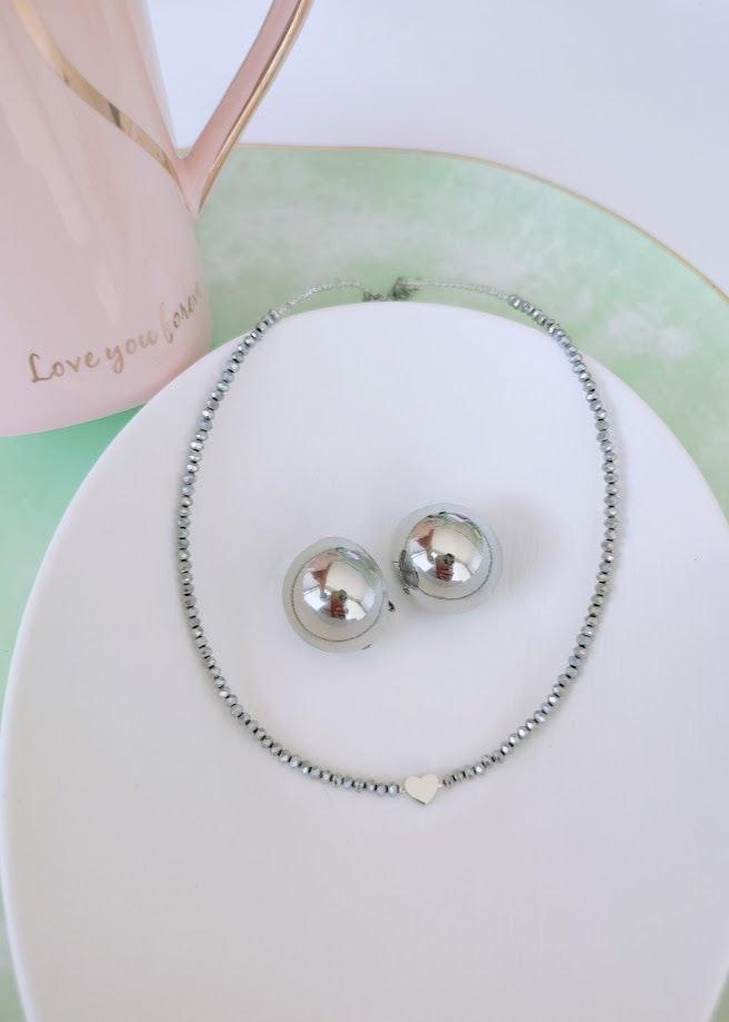 CHOKER PLATEADO