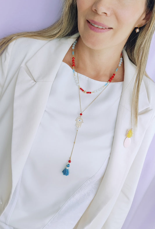 COLLAR DÚO REBECA - Mayorista