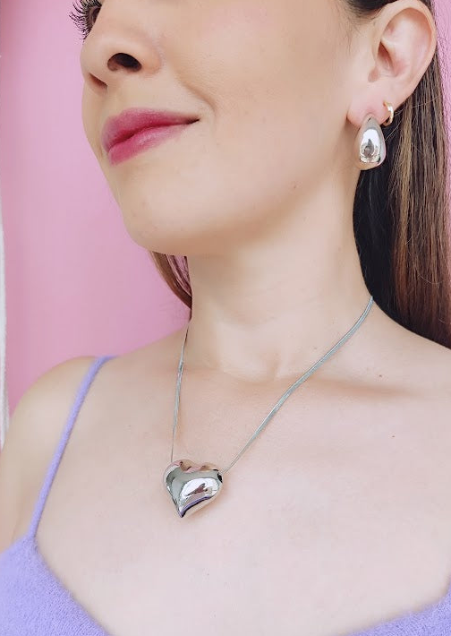 CADENA CORAZON SOPLADO - Mayorista