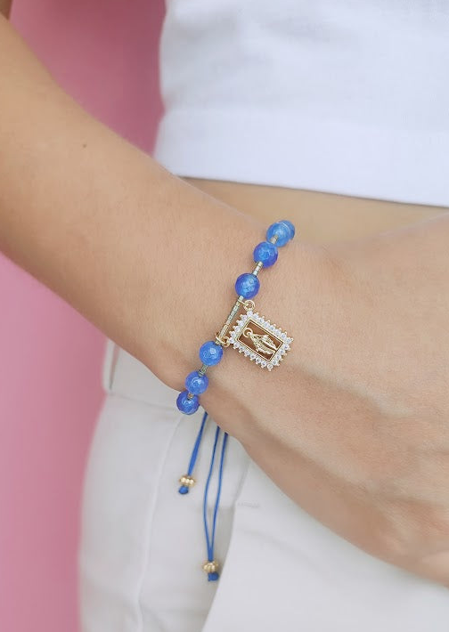 PULSERA DENARIO ÁGATAS