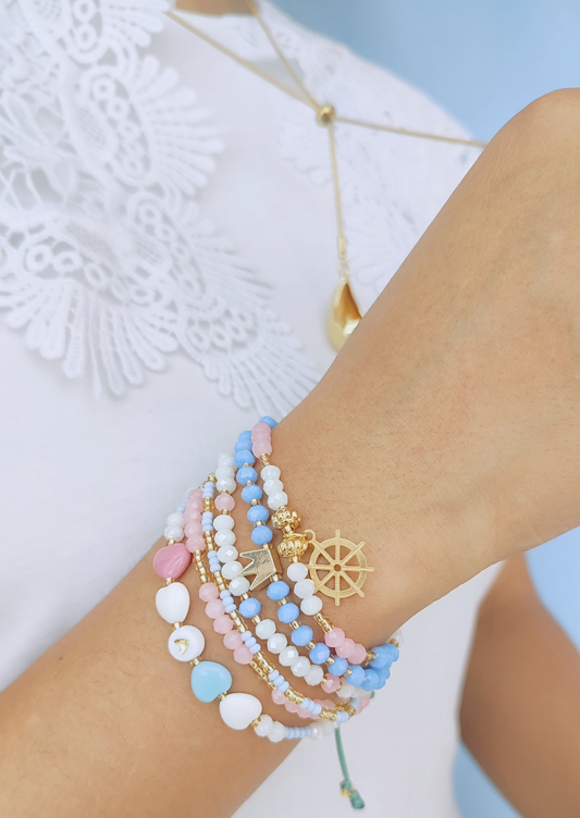 PULSERA SET PASTEL