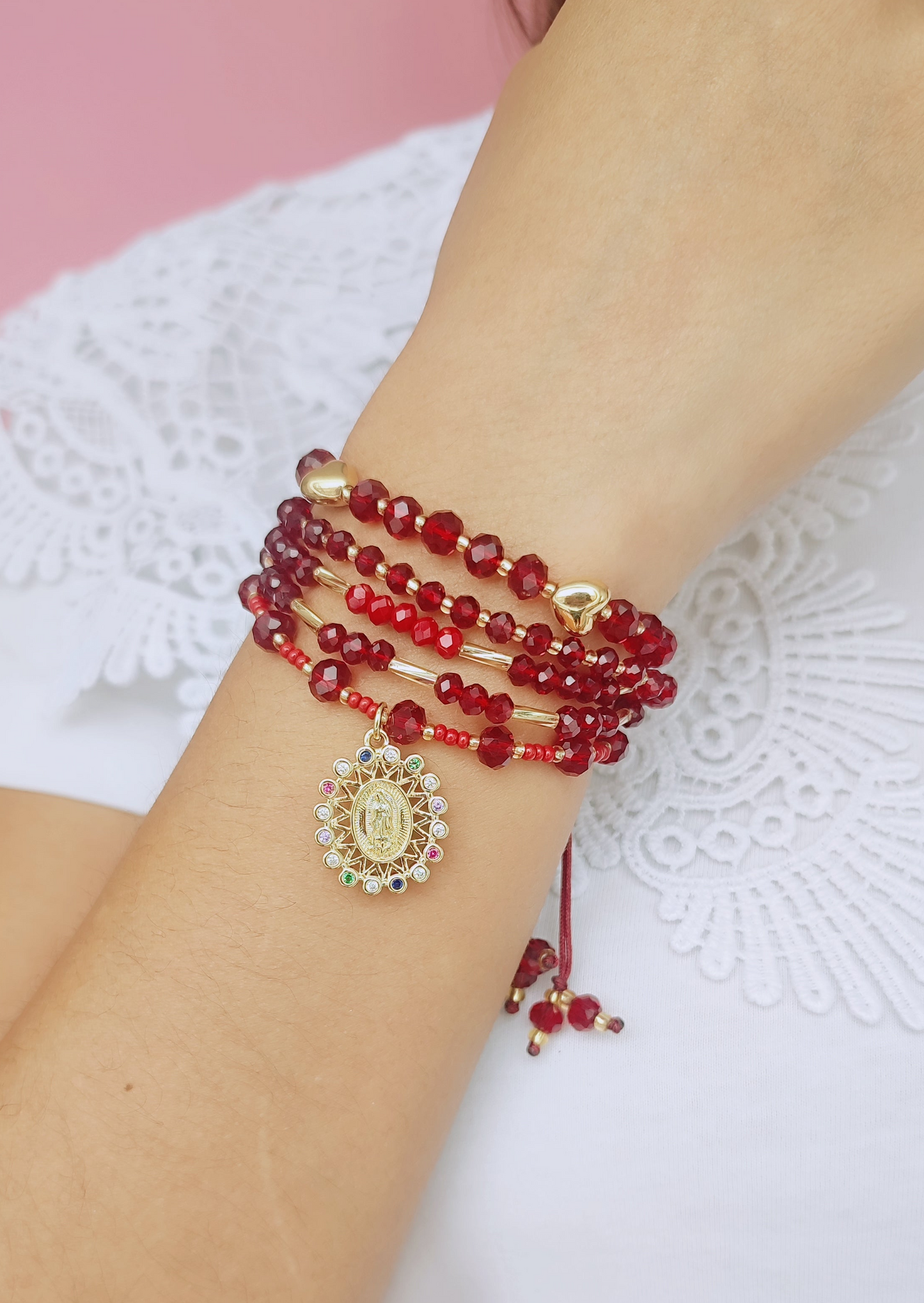 PULSERA SET GUADALUPE - Mayorista