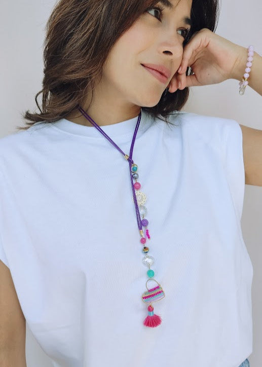 COLLAR CORBATERO PURPLE