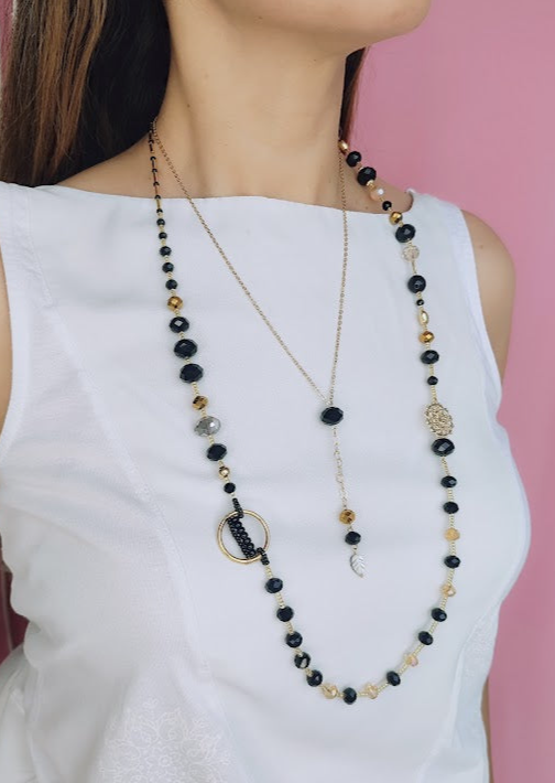 COLLAR NEGRO ONIX
