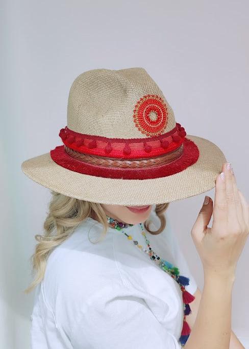 SOMBRERO ROJO PEGOUTE